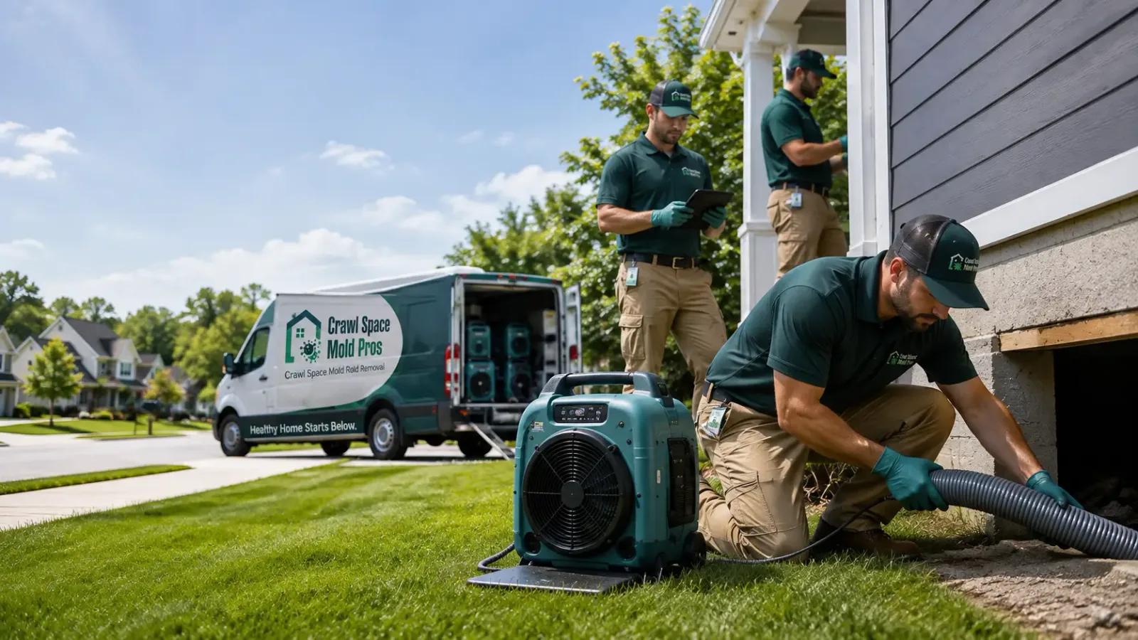 Crawl Space Mold Removal in Edinburg, ND